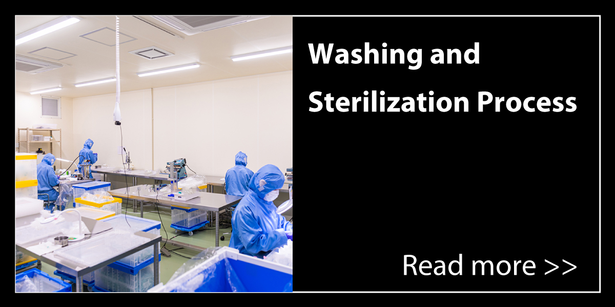 Washing and sterilization process
