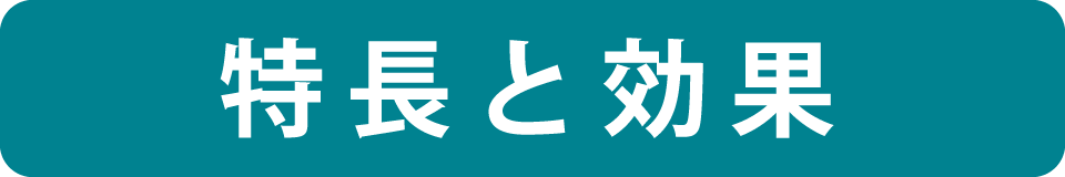 特長と効果